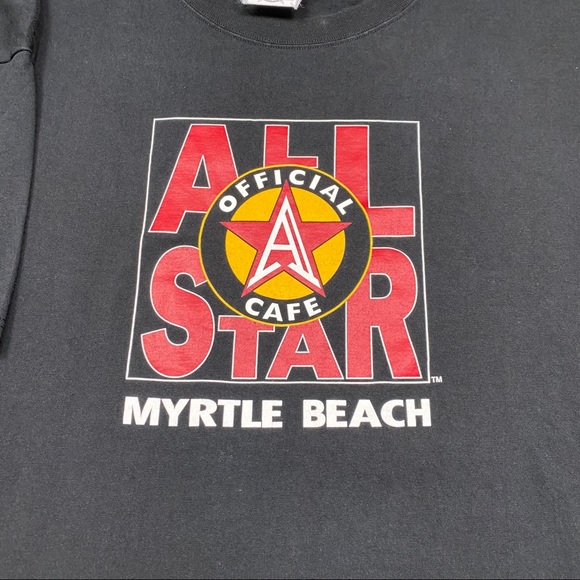 VTG 1995 Official All Star Cafe S/S T-Shirt Size 2XL - Picture 2 of 4
